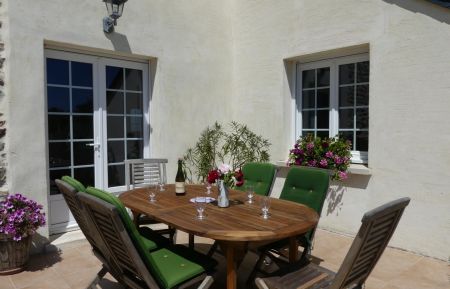 Salon de jardin Gîte n°G23 Tamerville - Manche - Salon de jardin