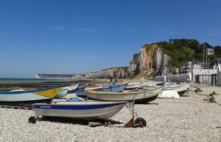 les falaises et la plage Gîte n°G9164 Yport - Seine-Maritime - les falaises et la plage