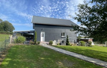 G&icirc;te n&deg;G2287 Saint-Victor-l'Abbaye - Seine-Maritime - vue avec sa terrasse couverte